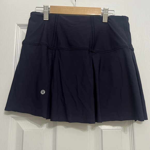 lululemon athletica Dresses & Skirts - lululemon athletica Blue Mini Skater Skirt